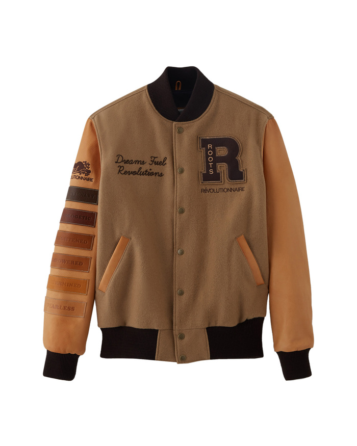 Quavo Varsity Jacket With Leather Sleeves